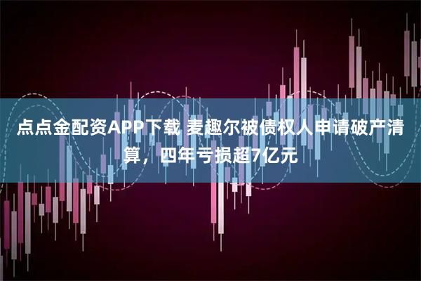 点点金配资APP下载 麦趣尔被债权人申请破产清算，四年亏损超7亿元